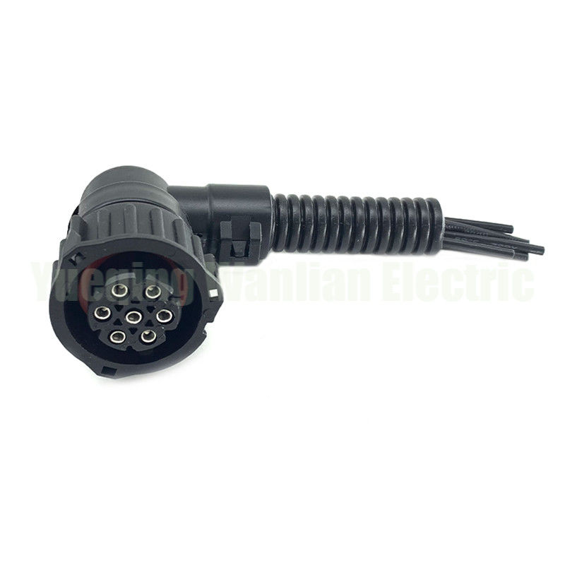 7 Pin 967650-1 968421-1 1-1813344-1 Sensor de velocidad del odómetro redondo Conector de cable sellado negro