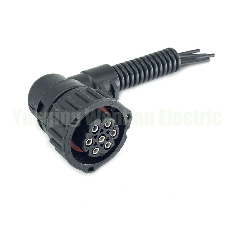 7 Pin 967650-1 968421-1 1-1813344-1 Sensor de velocidad del odómetro redondo Conector de cable sellado negro