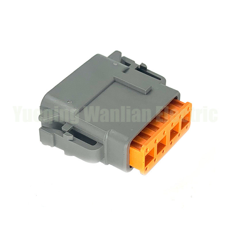12 pin DTM06-12SA ATM06-12S conector impermeable del asiento de curvatura de la placa de soldadura de PCB