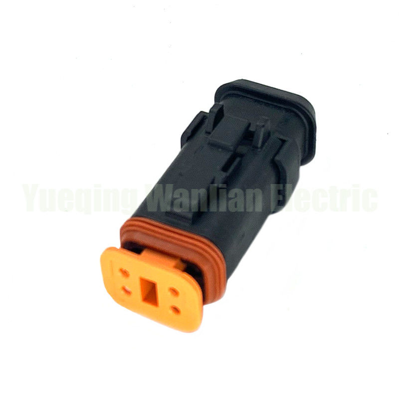 4 pin DT06-4S-EP11 enchufe eléctrico de plástico conector de cable de cable de cable de cable de cable a prueba de agua Conector femenino con tapa de extremo largo