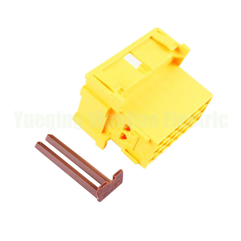 21 Pin 1-967630-5 conector de amplificador de potencia de automóviles FAW ABS de servicio pesado EBS enchufe de arnés de trasero masculino y femenino