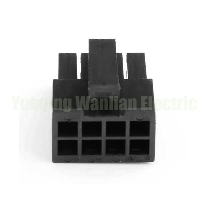 430250800 8 Pin Receptacle Housing Conector de doble fila de cable a cable de la placa de la carcasa Negro