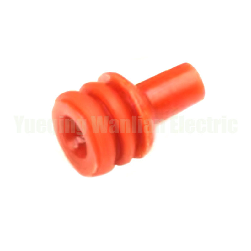 Rojo 184140-1 Sello de caucho de enchufe automotriz Sellos de supercable para conector de automóviles