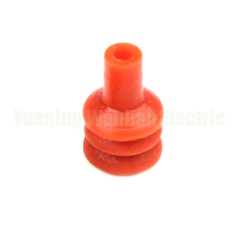 Rojo 184140-1 Sello de caucho de enchufe automotriz Sellos de supercable para conector de automóviles