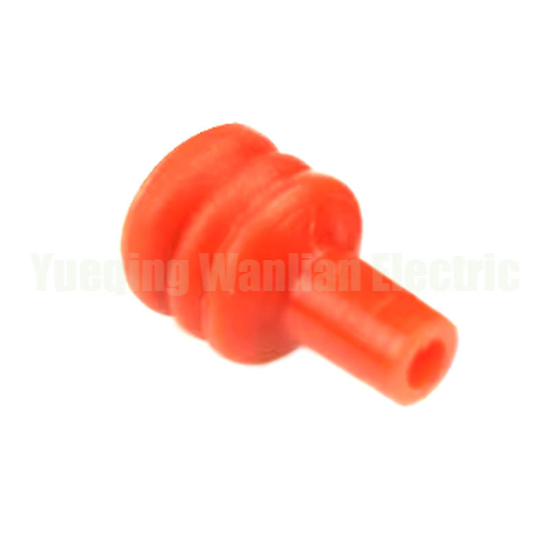 Rojo 184140-1 Sello de caucho de enchufe automotriz Sellos de supercable para conector de automóviles