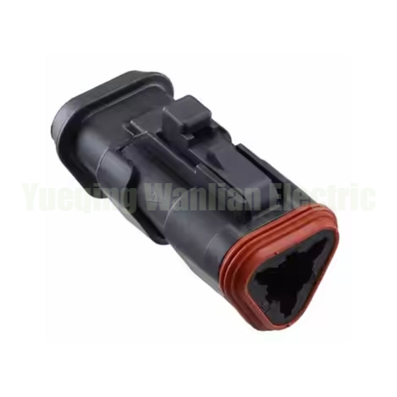 DT06-3S-EP11 Deutsch DT Negro Conector de 3 pines hombre y mujer con tapa de extremo largo
