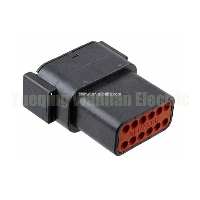 12 pin DTM04-12PB Conector impermeable sellado Conector de automóviles Camión pesado Conector de cableado