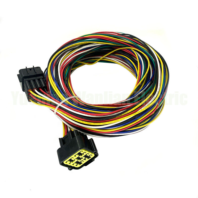 16 Pin FW-C-16M-B FW-C-16F-B Negro Furukawa Sellado Conector de conector de cable de cable eléctrico a prueba de agua