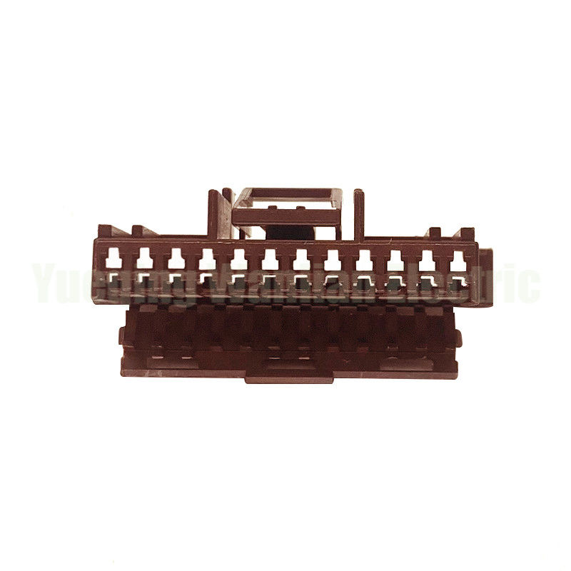 12 Pin 211PC122S1017 Conector femenino sin sello Conector automático color marrón FCI