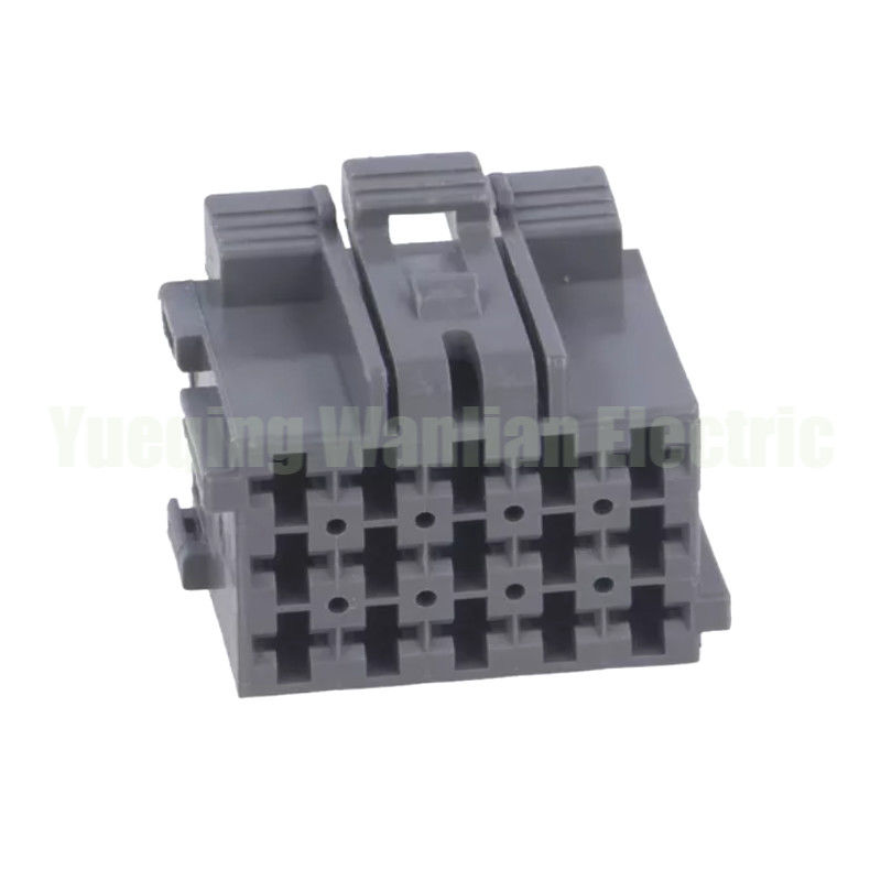 15 Pin 1-967623-6 Conector sin sello para automóviles Modificación automática de enchufes Partes grises Conector de cableado de montaje de CA automotriz