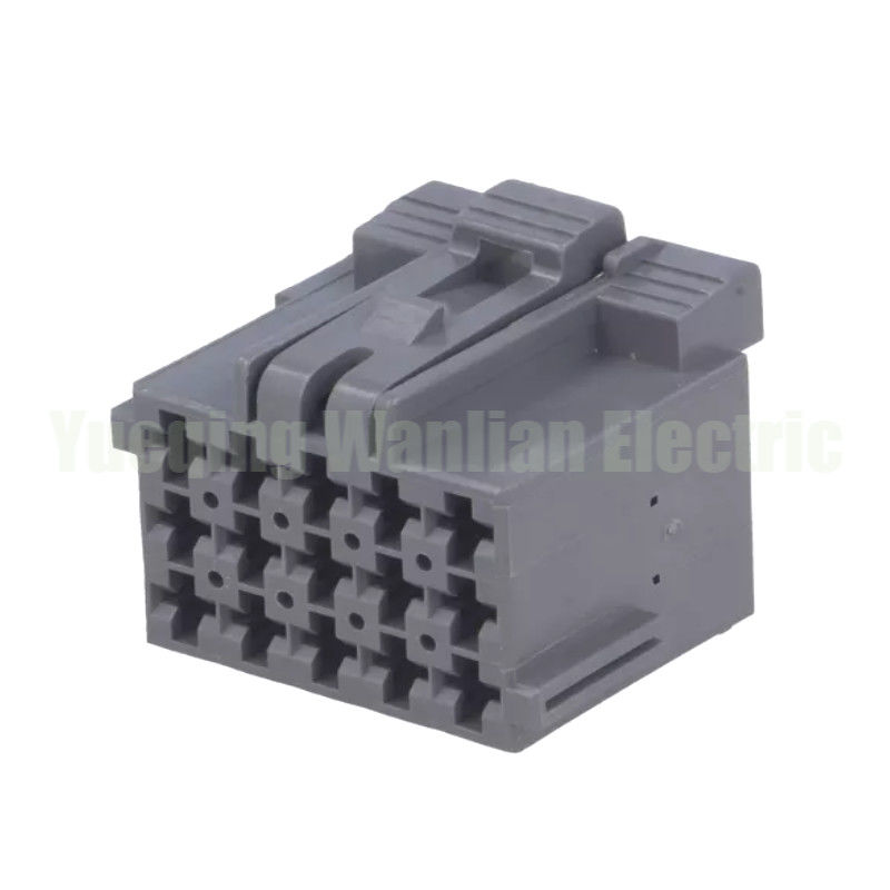 15 Pin 1-967623-6 Conector sin sello para automóviles Modificación automática de enchufes Partes grises Conector de cableado de montaje de CA automotriz