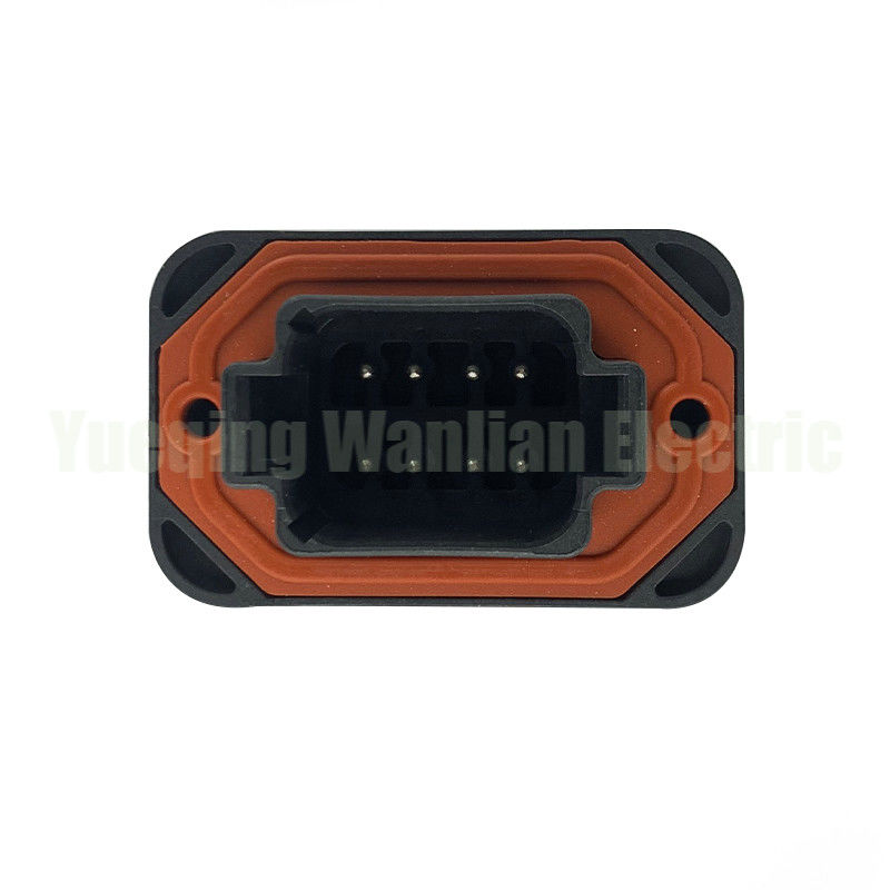 8 pin DT15-8PB Conector impermeable para automóviles soporte de pin recto conector de conector de extremo del panel de soldadura de PCB