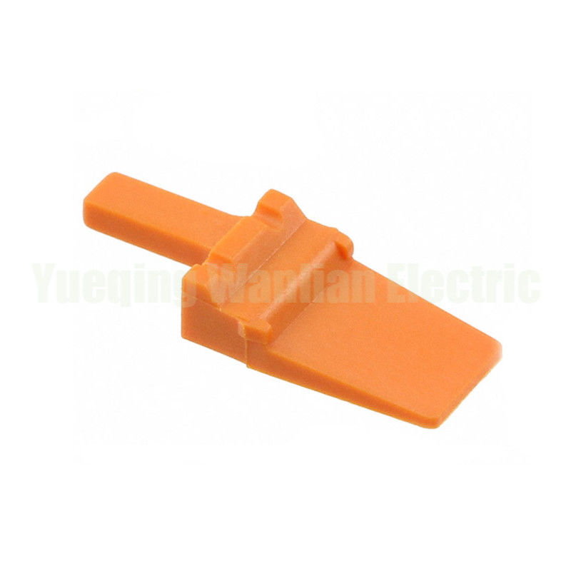 WM-2P Conector automotriz bloquea alambre a alambre sello de seguridad de posición secundario naranja