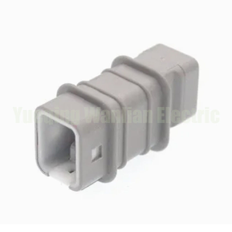 5 Pin 05T-JWPF-HHLE-D Conector impermeable de corriente gris pequeña Miniatura del interruptor conector de cable