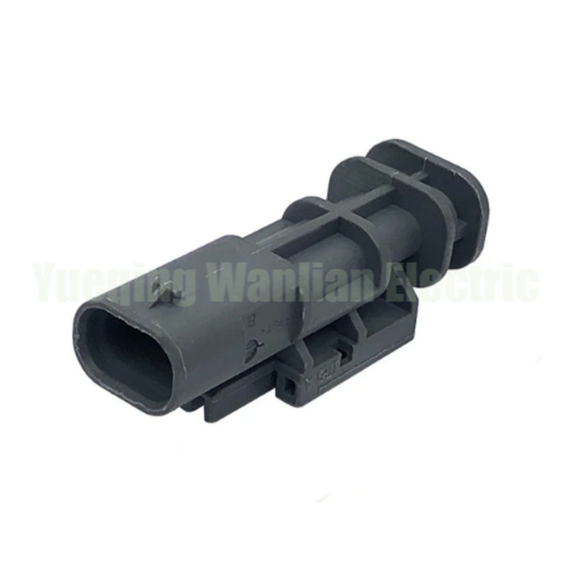 2 Pin 2-1703498-3 Conector de cable impermeable para automóviles Arnés de alambre de plástico eléctrico Enchufe macho