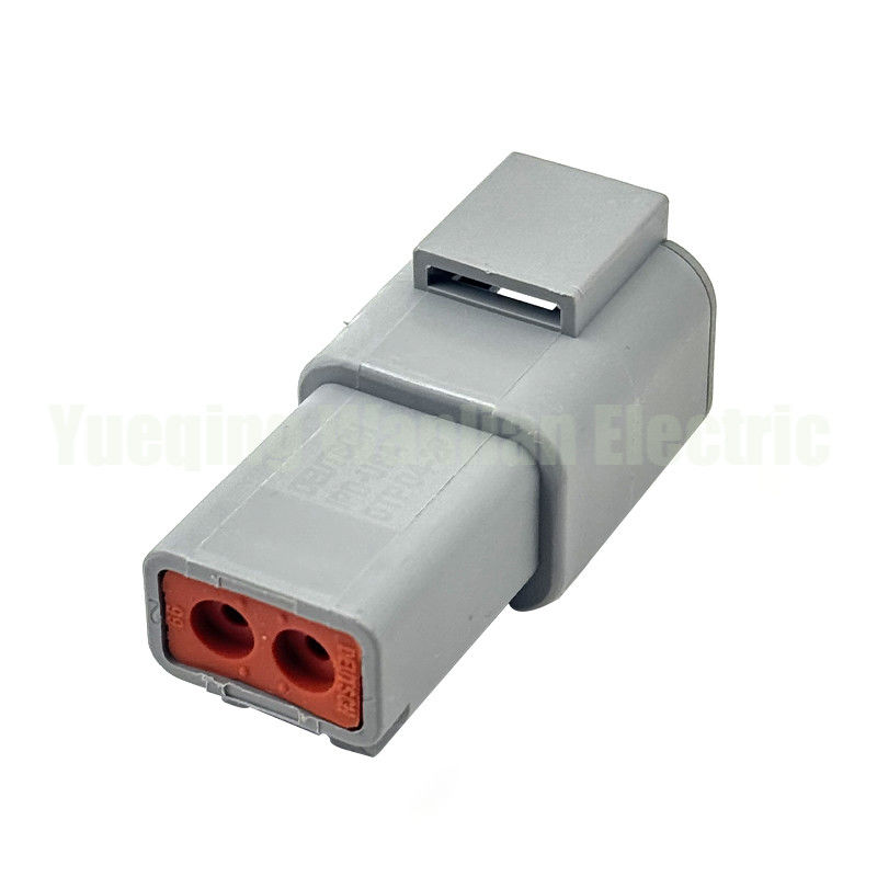 2 pin DTP04-2P ATP04-2P DEUTSCH DTP Conector de recipiente gris Conector eléctrico impermeable