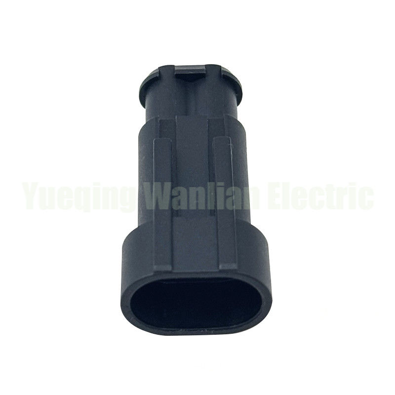 2 Pin 282104-1 Carcasa del conector automotriz Negro Conectores de la serie 1.5