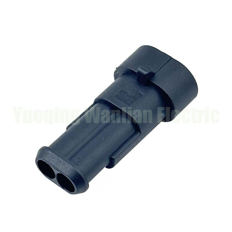 2 Pin 282104-1 Carcasa del conector automotriz Negro Conectores de la serie 1.5