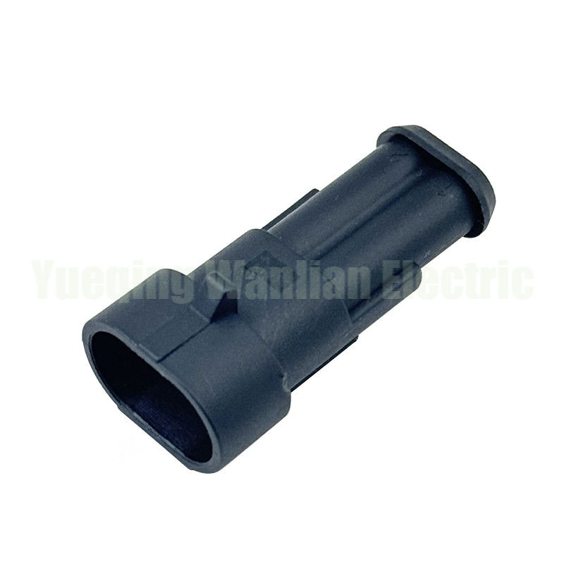 2 Pin 282104-1 Carcasa del conector automotriz Negro Conectores de la serie 1.5
